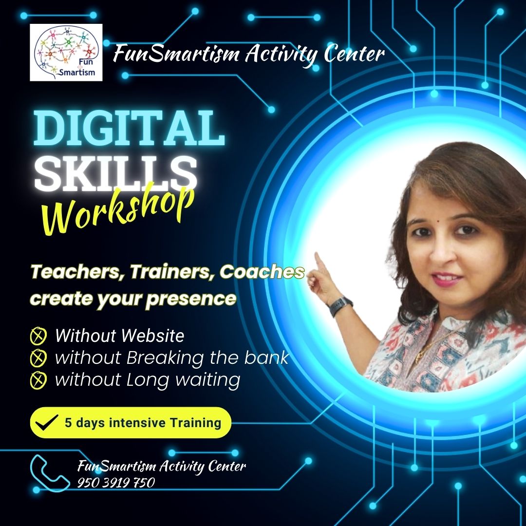 Digital Skills Workshop at FunSmartism good quality at affordable fees and easy to understand, taught by the industry experts