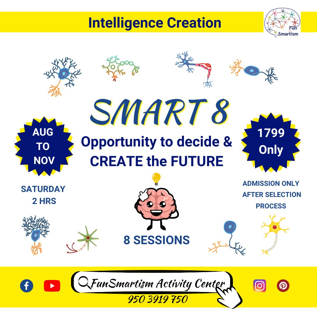 Multi Intelligence Workshops at FunSmartism good quality at affordable fees and easy to understand, taught by the industry experts