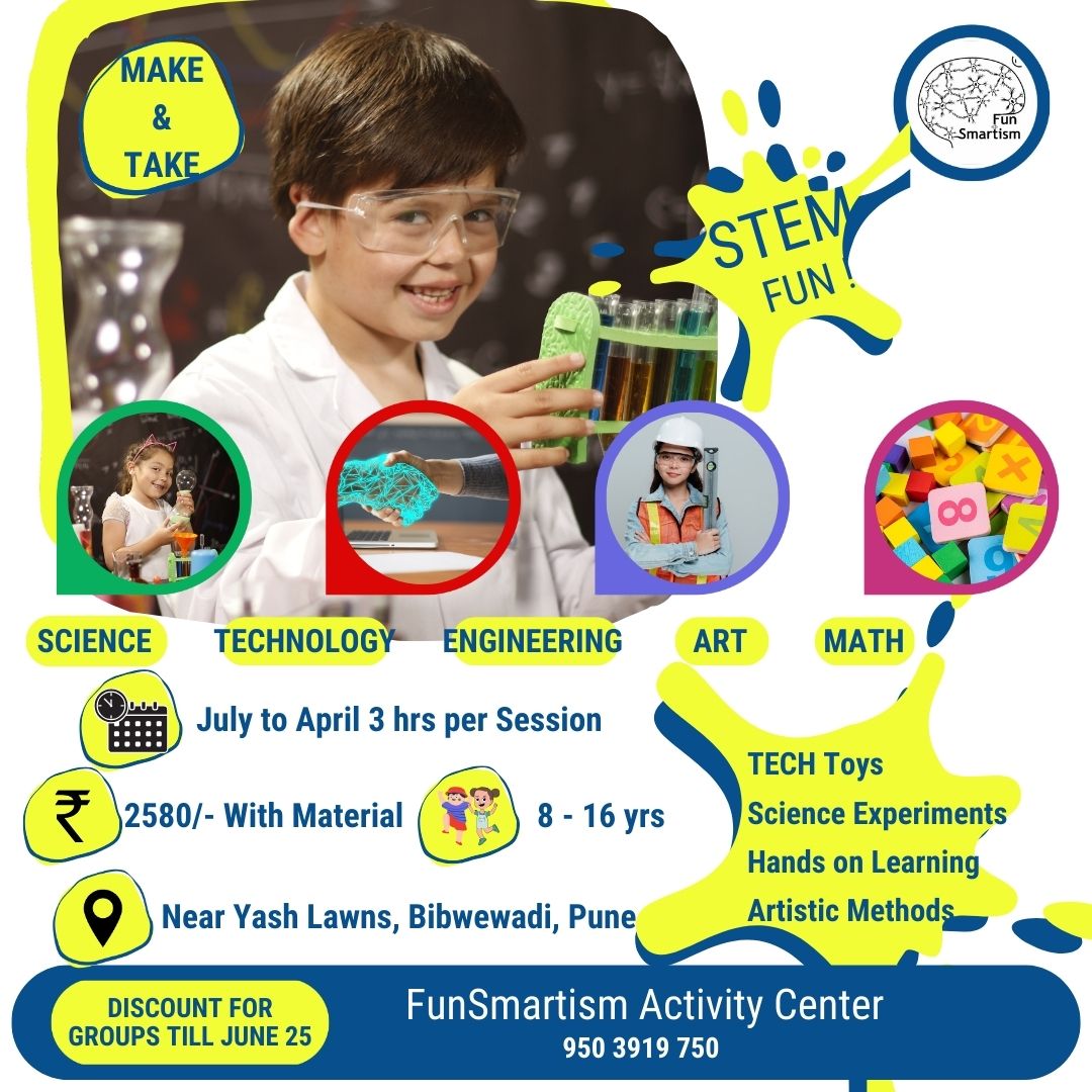 STEM Year Workshop at FunSmartism good quality at affordable fees and easy to understand, taught by the industry experts