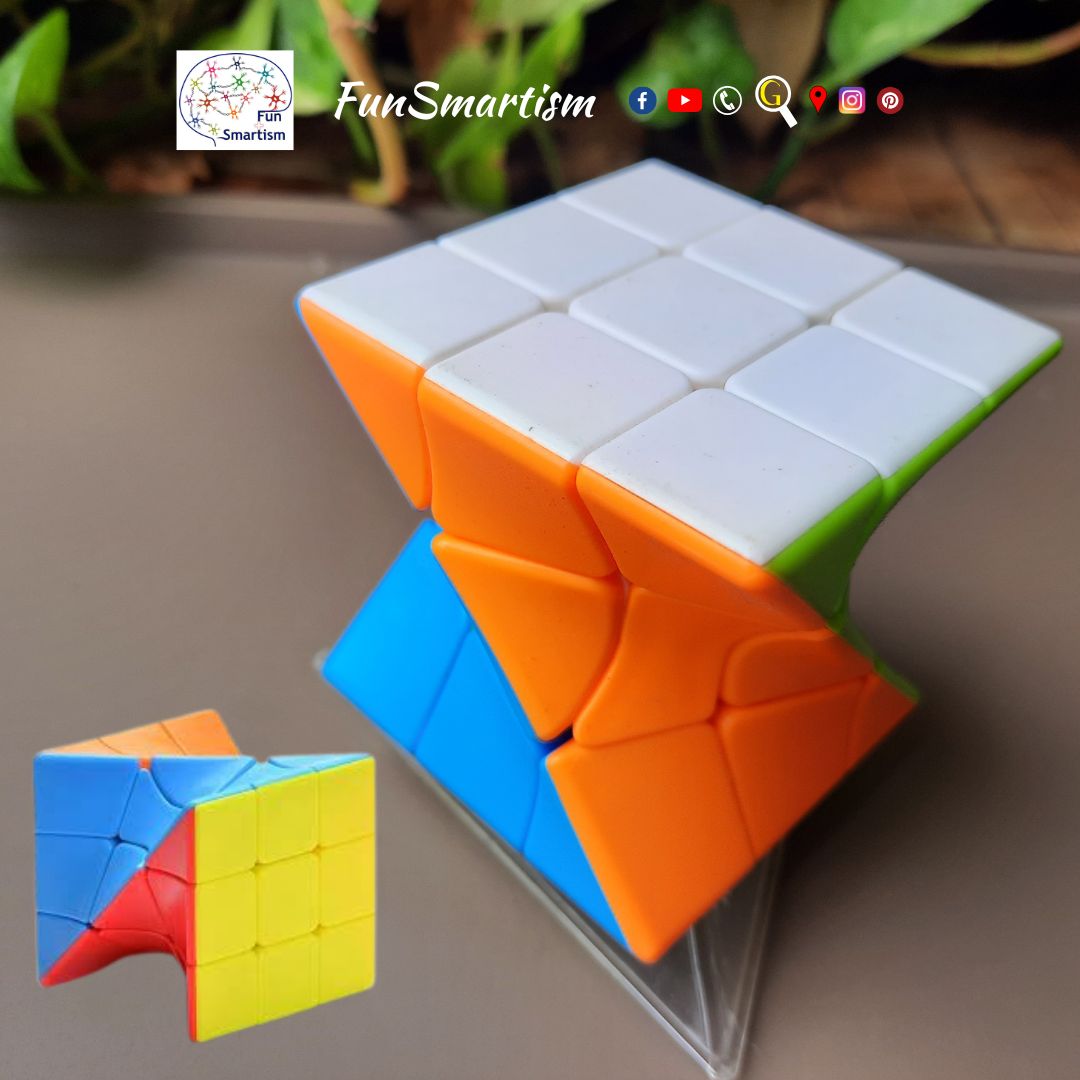 Twisty Cube 3 by 3 at FunSmartism, good quality at good price