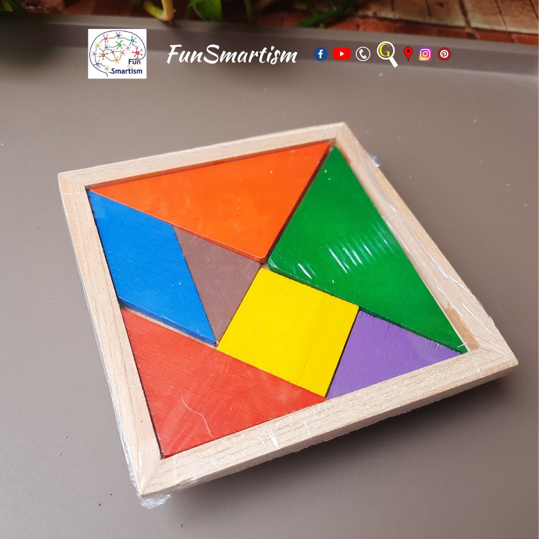 Wooden Tangram at FunSmartism good quality at Good Price